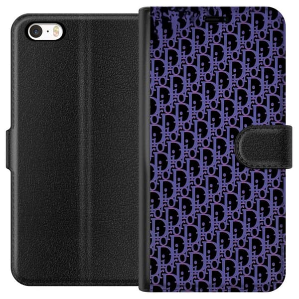 Kompatibel Tegnebogsetui til Apple iPhone 5s Moderne luksuriøst monogram i enkel design
