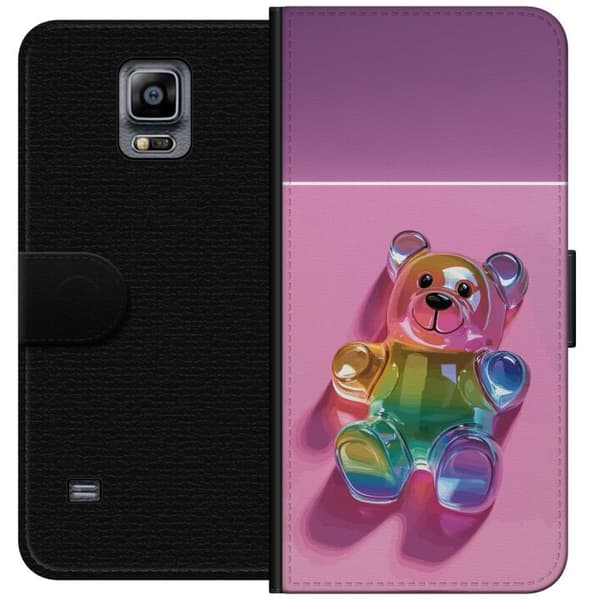 Kompatibelt Plånboksfodral till Samsung Galaxy Note 4 Gullig nalledesign med regnbågstema