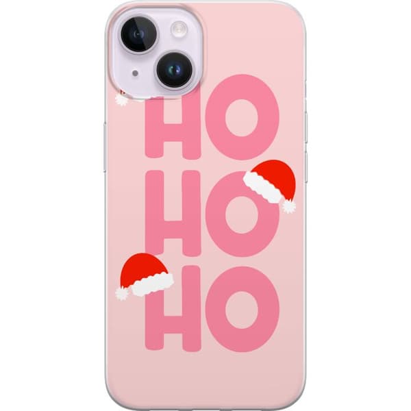 Kompatibelt Mobildeksel til Apple iPhone 15 Ho Ho Ho - God Jul