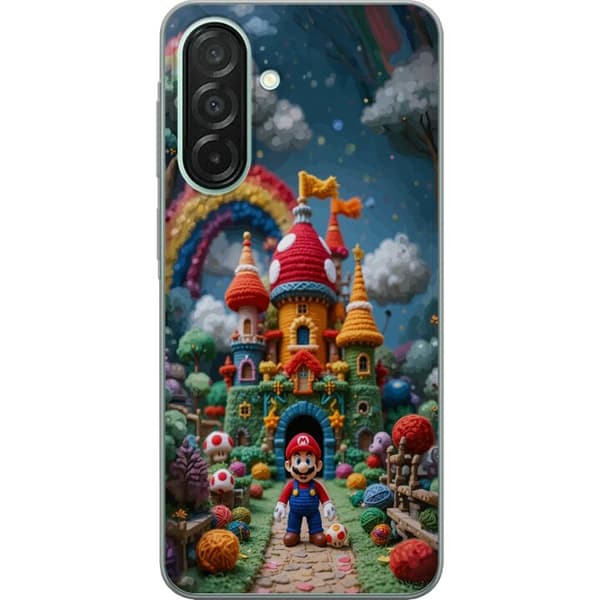 Kompatibelt Mobildeksel til Samsung Galaxy A26 Super Mario-inspirert eventyrtema