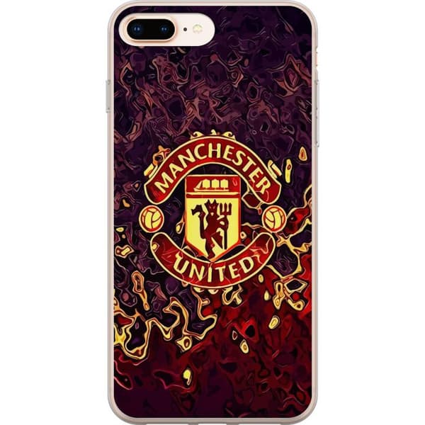 Kompatibelt Mobildeksel til Apple iPhone 8 Plus Manchester United