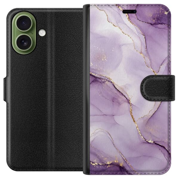 Kompatibelt Lommeboketui til Apple iPhone 17 Lilla luksus