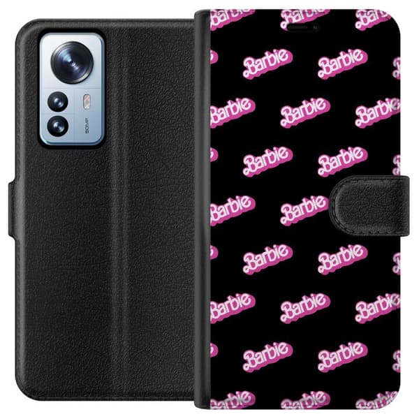 Kompatibel Tegnebogsetui til Xiaomi 12 Pro Barbie