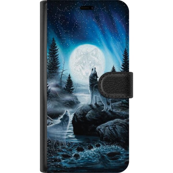 Kompatibelt Plånboksfodral till Apple iPhone 8 Plus Wolf / Varg