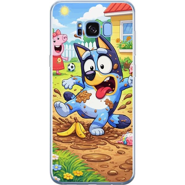 Kompatibelt Mobildeksel til Samsung Galaxy S8+ Blåy