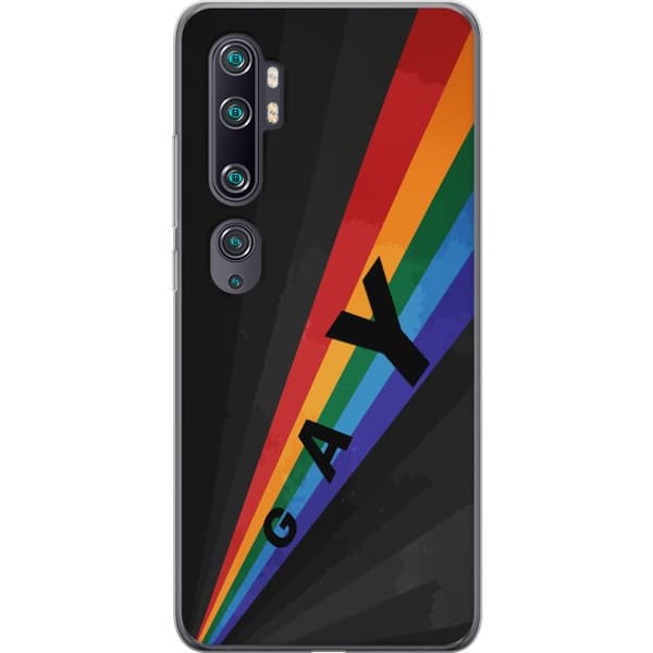 Kompatibelt Mobildeksel til Xiaomi Mi Note 10 Gay regnbåge