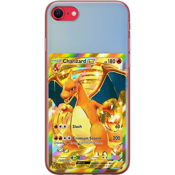 Kompatibelt Mobildeksel til Apple iPhone 7 Premiummotiv med Charizard EX