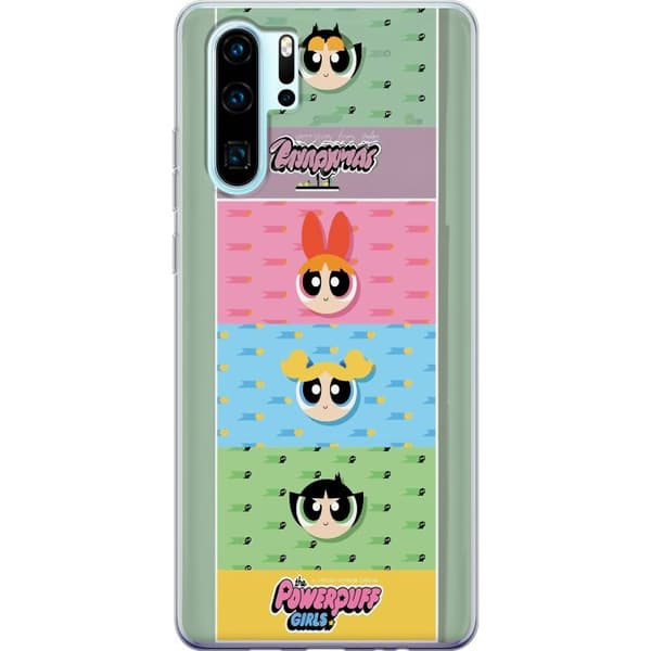 Kompatibelt Mobildeksel til Huawei P30 Pro Retroinspirert tegnet motiv