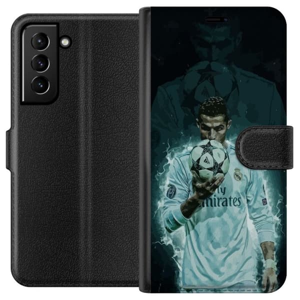 Kompatibel Tegnebogsetui til Samsung Galaxy S21+ 5G Ronaldo