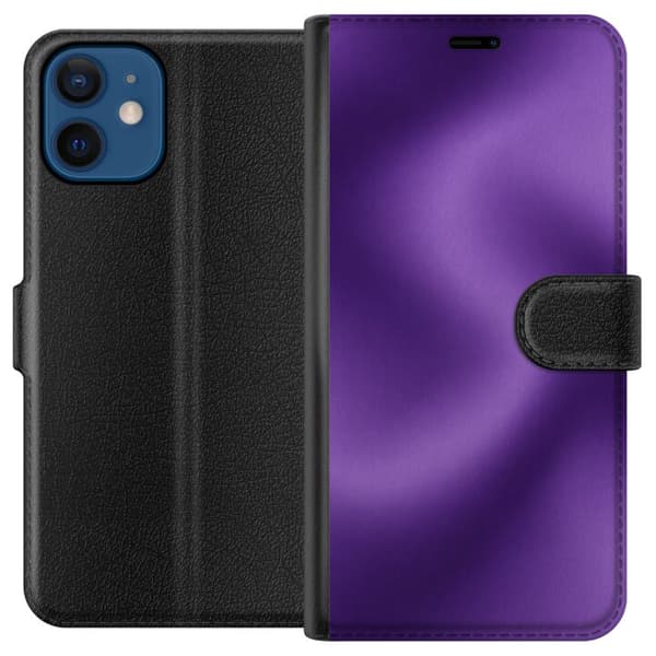 Kompatibelt Lommeboketui til Apple iPhone 12 Lilla bevegelse