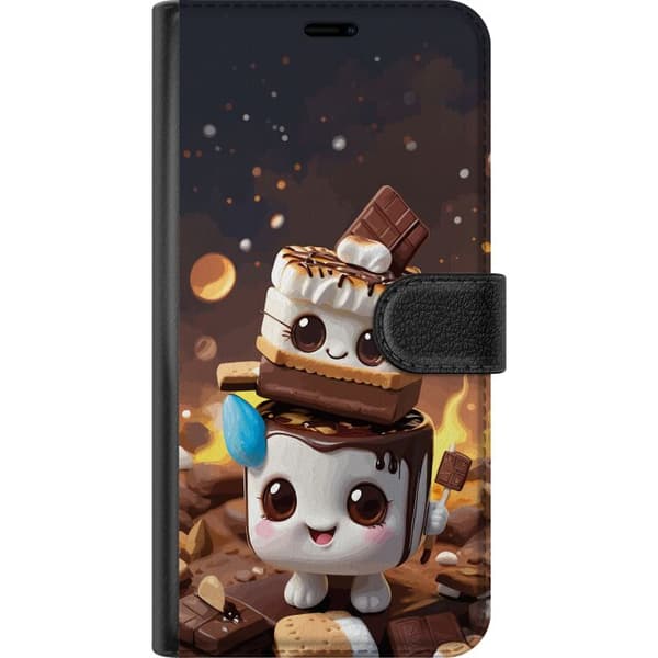 Kompatibelt Lommeboketui til Google Pixel 9 Pro Søt dessertdesign med marshmallow