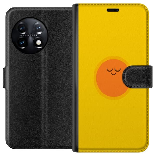 Kompatibelt Lommeboketui til OnePlus 11R Sovande solfigur