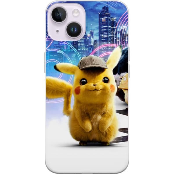 Kompatibelt Mobilskal till Apple iPhone 14 Plus Detective Pikachu - Pikachu