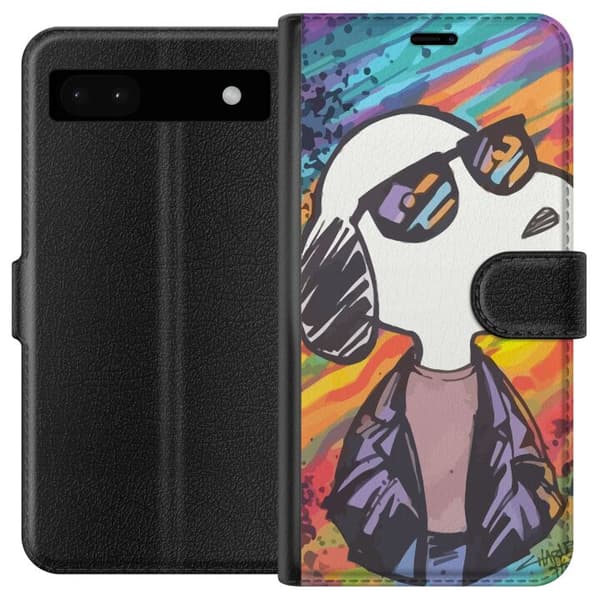 Kompatibelt Plånboksfodral till Google Pixel 6a Snobben Snoopy