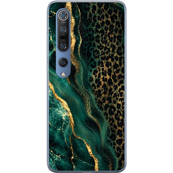 Kompatibelt Mobilskal till Xiaomi Mi 10 Pro 5G Emerald Leopard