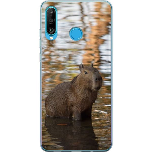 Kompatibelt Mobilskal till Huawei P30 lite Capybara