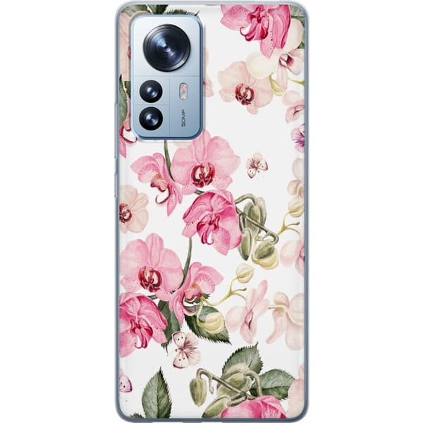 Kompatibelt Mobilskal till Xiaomi 12 Pro Blommor
