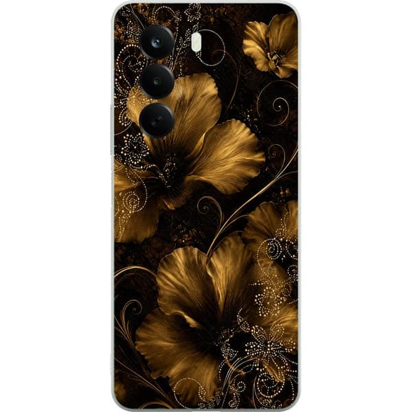 Kompatibelt Mobilskal till OnePlus Nord CE6 Lite Golden Bloom