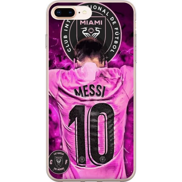 Kompatibelt Mobilskal till Apple iPhone 8 Plus Lionel Messi (Inter Miami CF)