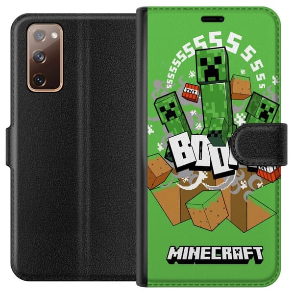 Kompatibelt Plånboksfodral till Samsung Galaxy S20 FE Minecraft Boom