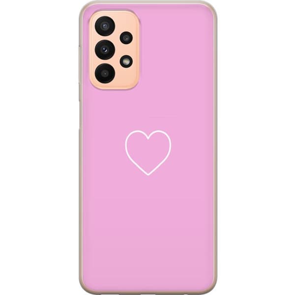 Kompatibel Mobilcover til Samsung Galaxy A23 Hjerte