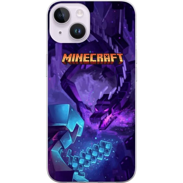 Kompatibelt Mobilskal till Apple iPhone 14 Minecraft