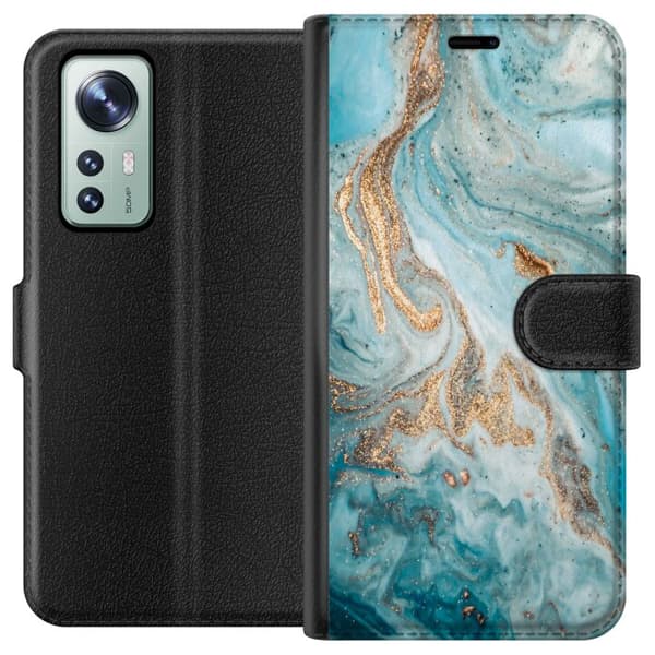 Kompatibel Tegnebogsetui til Xiaomi 12 Magisk Marmor