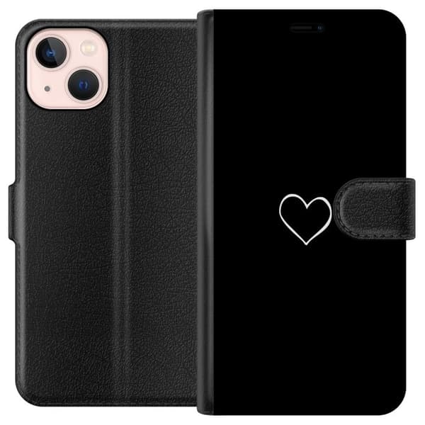 Kompatibelt Plånboksfodral till Apple iPhone 13 mini Hjärta
