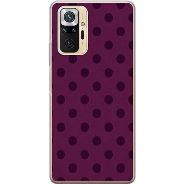 Kompatibelt Mobilskal till Xiaomi Redmi Note 10 Pro Plum Dots