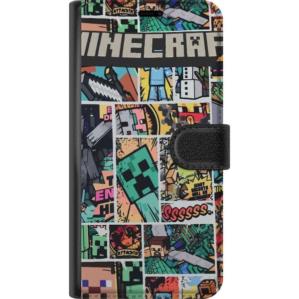 Kompatibel Tegnebogsetui til Apple iPhone 11 Pro Minecraft Kunst