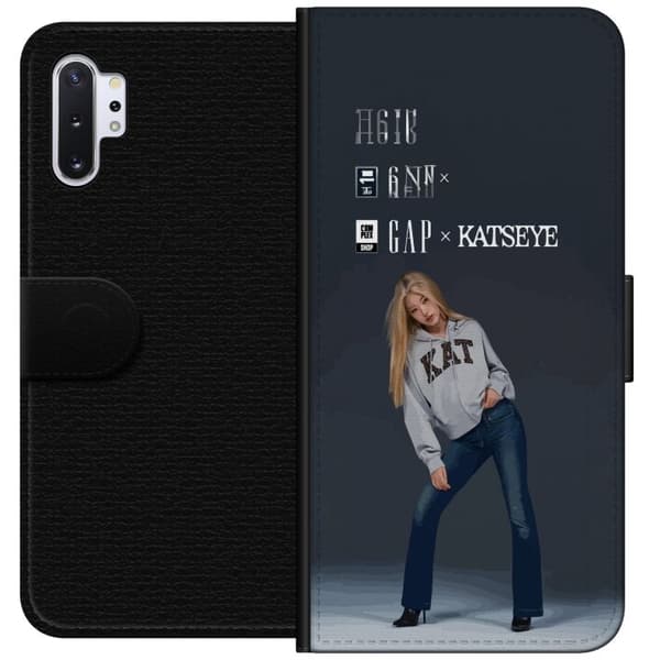 Yhteensopiva Lompakkokotelo Samsung Galaxy Note10+ KATSEYE blond modebild
