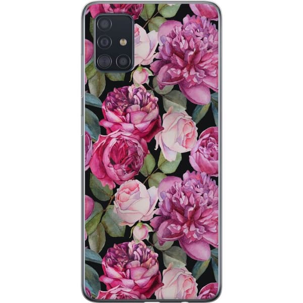 Kompatibelt Mobildeksel til Samsung Galaxy A51 Blomster