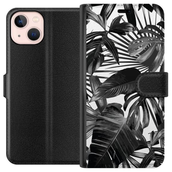 Kompatibelt Plånboksfodral till Apple iPhone 13 mini Löv