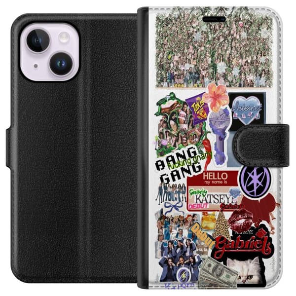 Kompatibel Tegnebogsetui til Apple iPhone 14 Plus kattøje