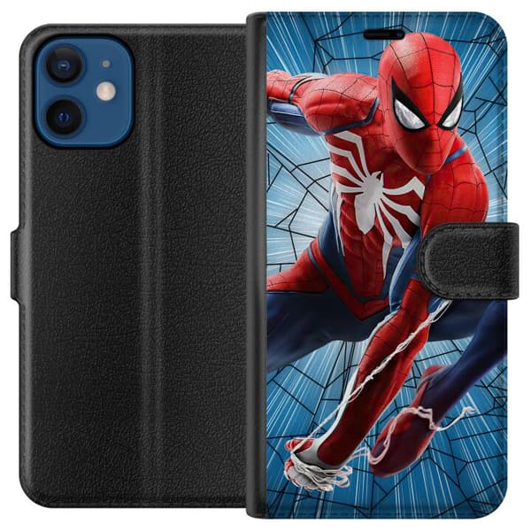 Kompatibel Tegnebogsetui til Apple iPhone 12 Spidermand