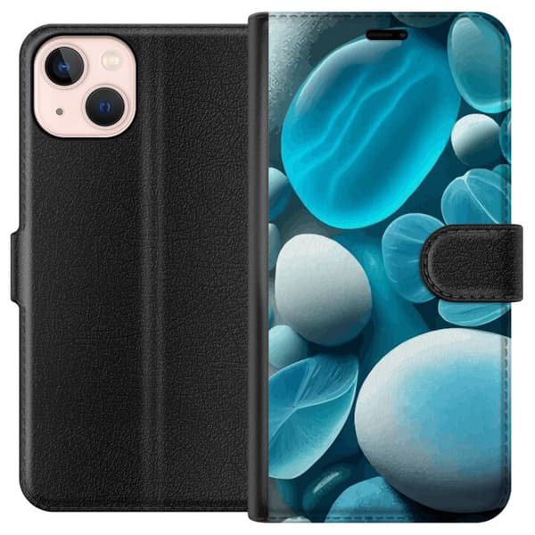 Kompatibelt Plånboksfodral till Apple iPhone 13 mini Glasstenar