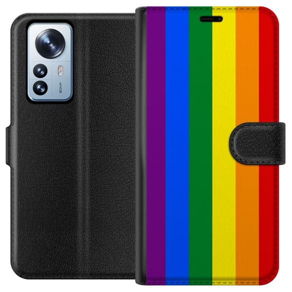 Kompatibelt Plånboksfodral till Xiaomi 12 Pro Pride Flagga