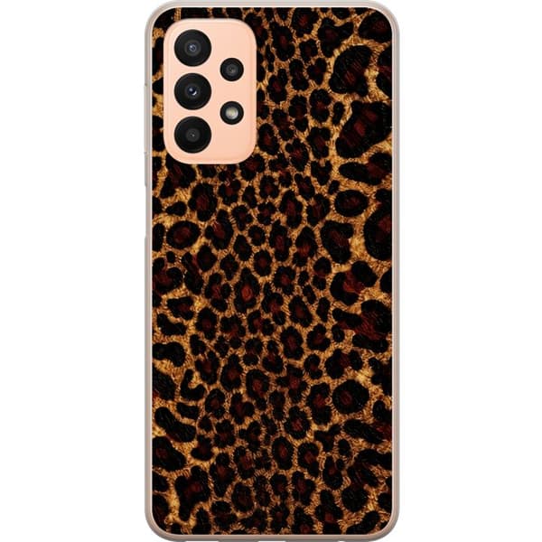 Kompatibelt Mobilskal till Samsung Galaxy A23 Leopard Icon