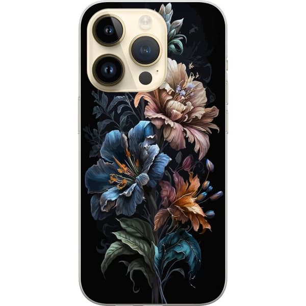 Kompatibel Mobilcover til Apple iPhone 15 Pro Blomster
