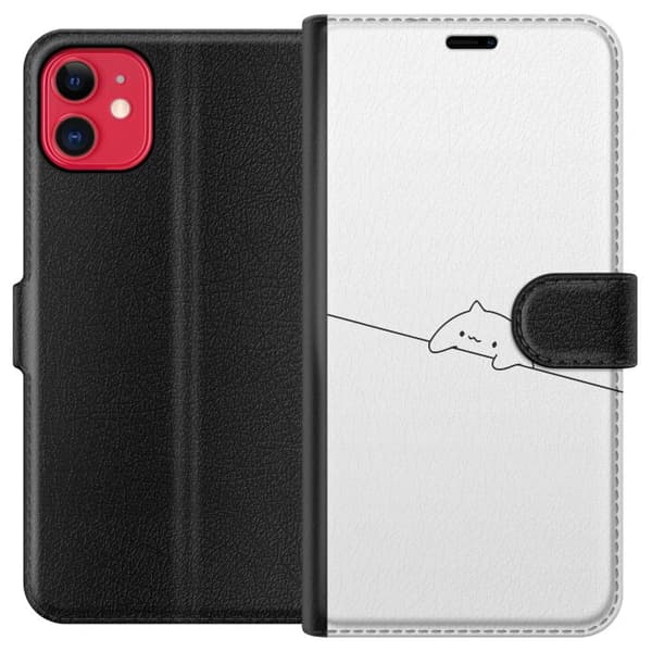 Kompatibelt Plånboksfodral till Apple iPhone 11 Hjälp Katt