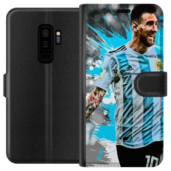 Kompatibel Tegnebogsetui til Samsung Galaxy S9+ Lionel Messi
