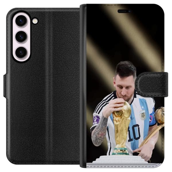Kompatibelt Plånboksfodral till Samsung Galaxy S23+ Messi