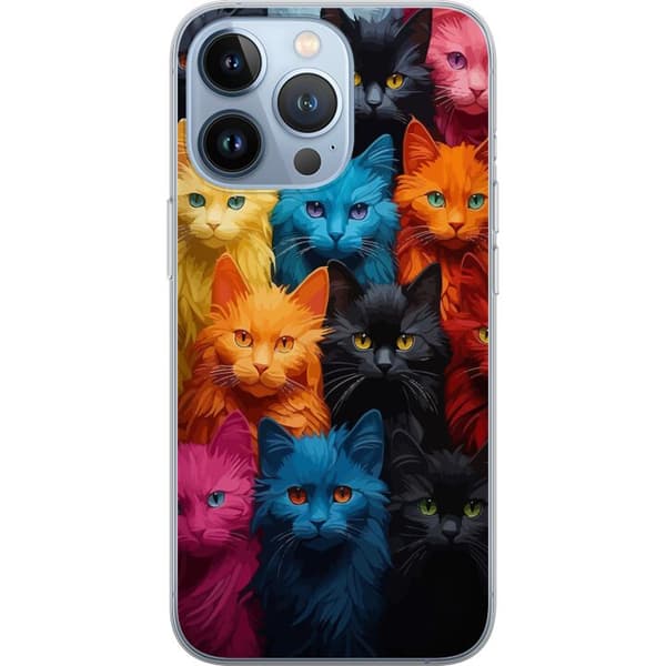 Kompatibelt Mobildeksel til Apple iPhone 13 Pro Katter