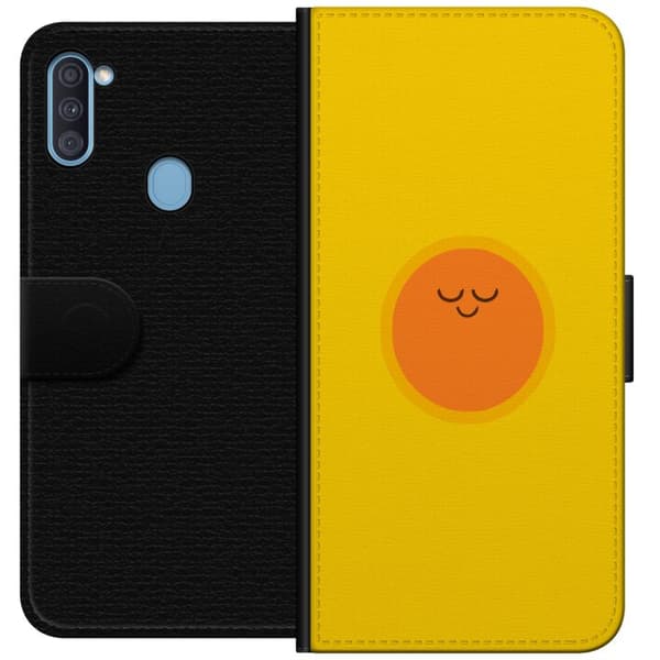 Kompatibel Tegnebogsetui til Samsung Galaxy A11 Sovande solfigur
