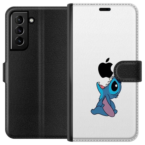 Kompatibel Tegnebogsetui til Samsung Galaxy S21+ 5G Stitch Apple
