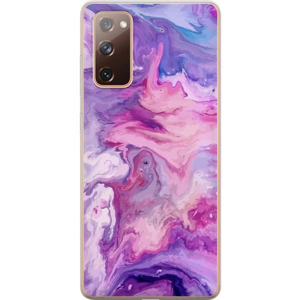 Kompatibelt Mobildeksel til Samsung Galaxy S20 FE Marmor Lilla