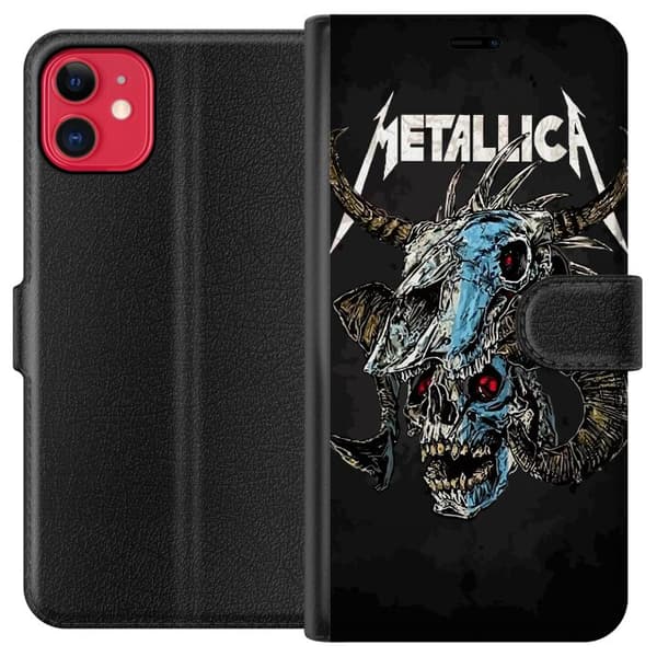 Kompatibelt Plånboksfodral till Apple iPhone 11 Metallica