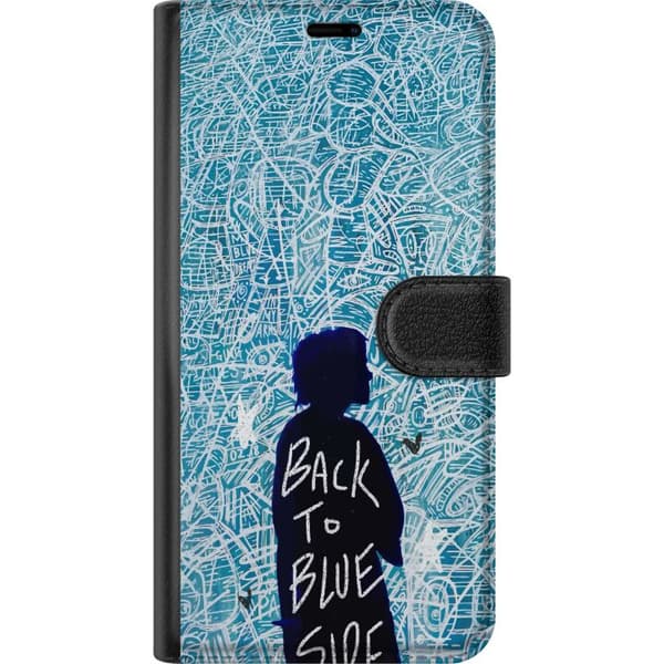 Kompatibel Tegnebogsetui til Apple iPhone 14 Plus Back To Blue Side
