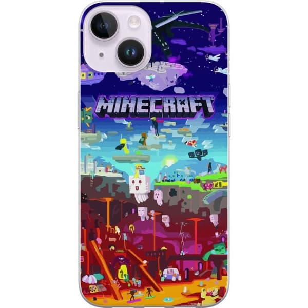 Yhteensopiva Puhelinkuori Apple iPhone 14 Minecraft