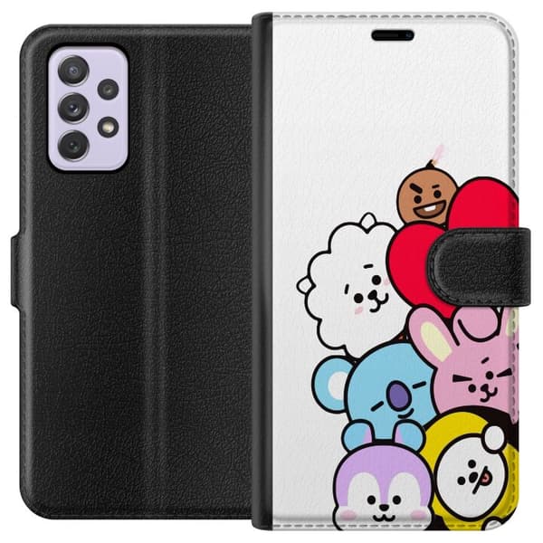 Kompatibel Tegnebogsetui til Samsung Galaxy A52s 5G BT21